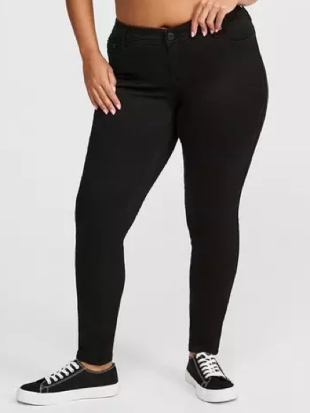 🖤 TORRID LUXE SKINNY SATEEN STRETCH MID RISE JEANS BLACK 20 SHORT